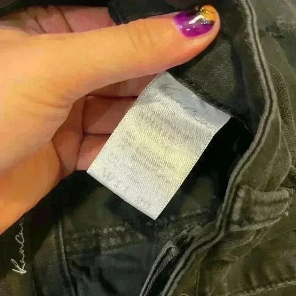 KanCan Jeans Short Dark Wash black high rise - Picture 5 of 8